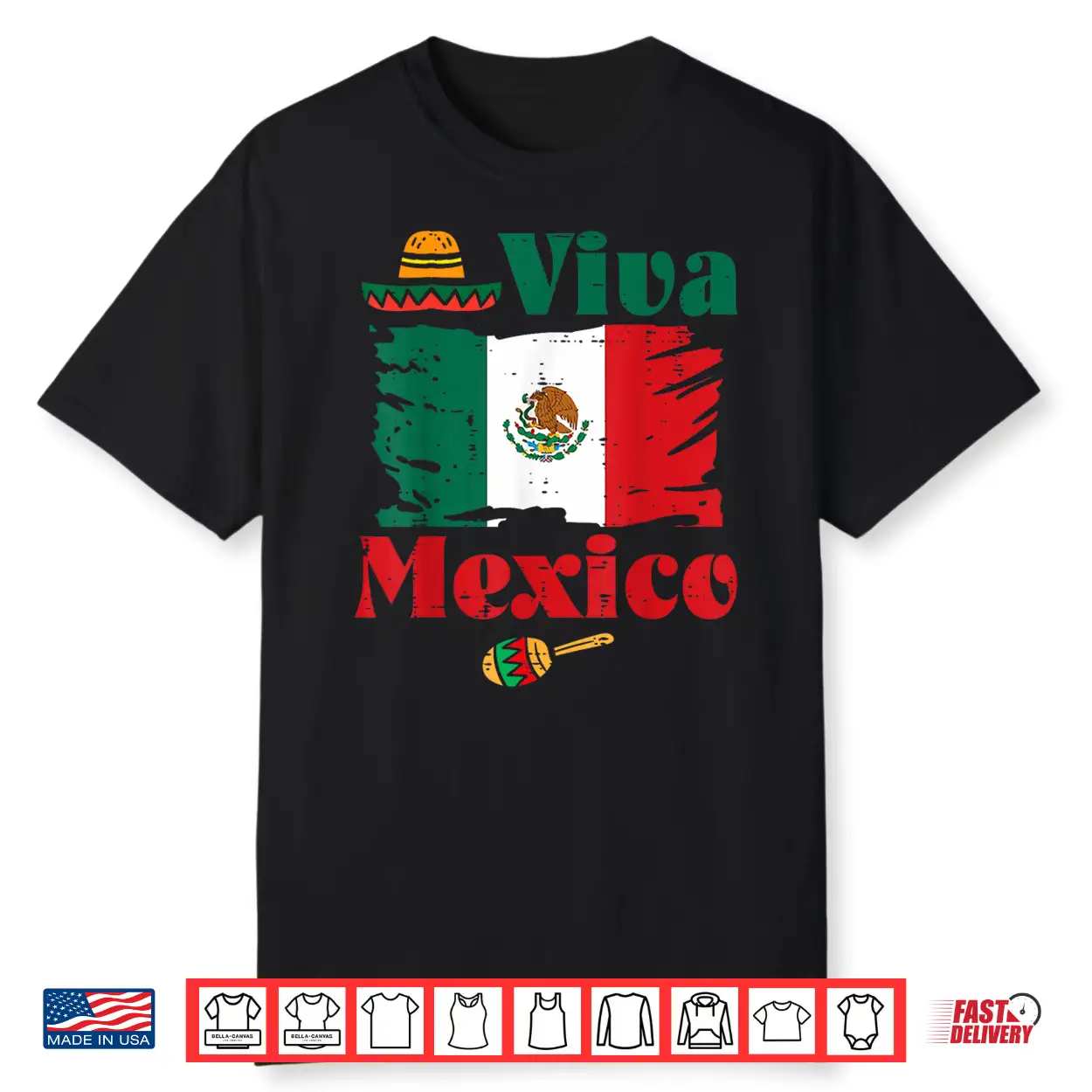Viva Mexico Flag Mexican Independence Day Men Women Kids Shirt Viva Mexico Flag Mexican Independence Day Men Women Kids Shirt