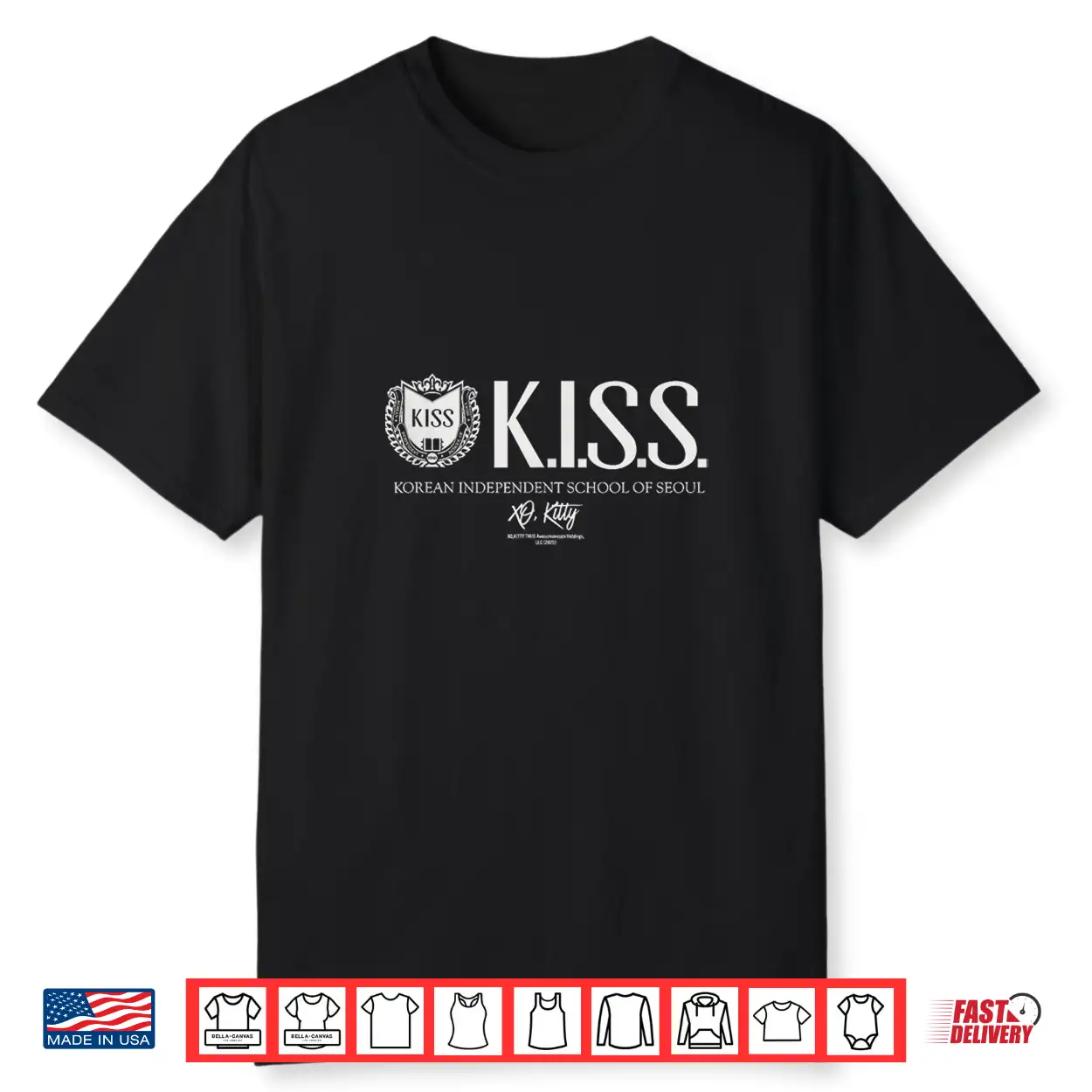 Xo Kitty Kiss Officially Licenced Shirt Xo Kitty Kiss Officially Licenced Shirt