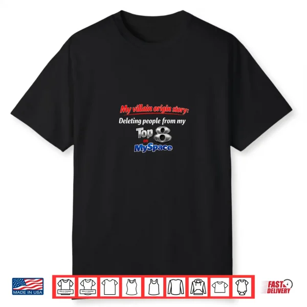 Y2K Myspace Villain Shirt
