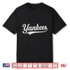 Yankees Heart Design Retro Style Graphic Men Women Kid Shirt
