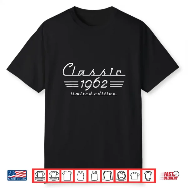 59 Year Old Gift Classic 1962 Limited Edition 59Th Birthday Shirt