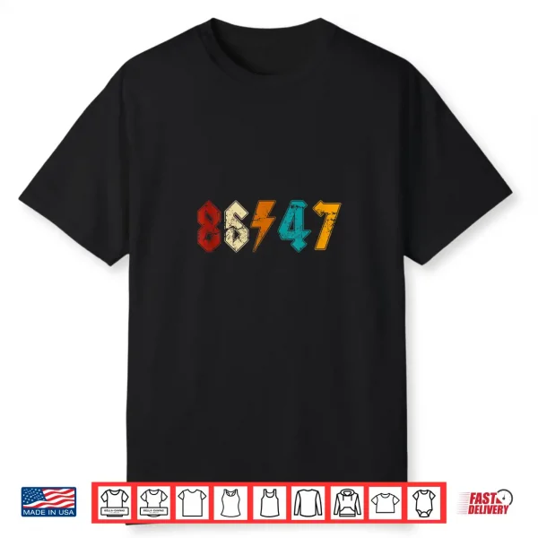 86 47 Classic Vintage 80S Style 8647 Shirt