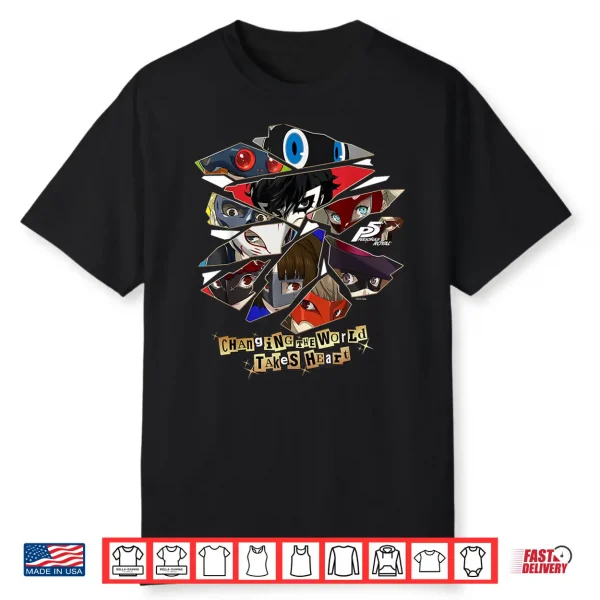 Atlus Persona 5 Royal Changing The World Takes Heart Shirt