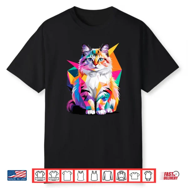 Abstract Art Ragdoll Cat Ragdolls Puppy Cats Shirt