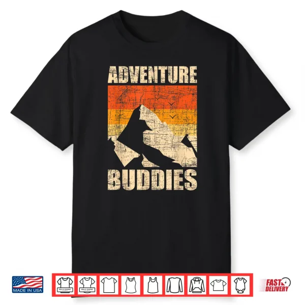 Adventure Buddies Traveler Buddy Backpacking Camping Hiker Shirt