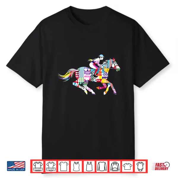 Aethestic Horse Lover Derby Horse Racing Silks Jockey Shirt