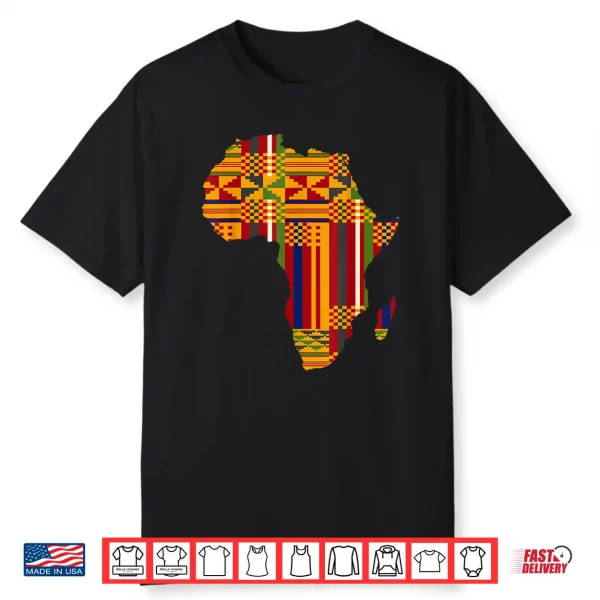 Africa African American Kente Black History Month Juneteenth Shirt
