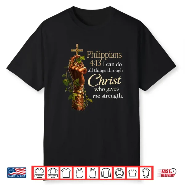 African American Black Women Christian Afro Faith God Shirt
