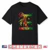 Afro Woman High Heels Black Girl Stepping Into Juneteenth Shirt