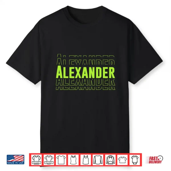 Alexander Gifts Idea Retro First Name Vintage Alexander Performance Shirt