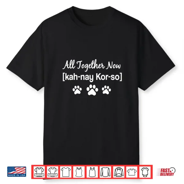 All Together Now (Kah Nay Kor So) Furmom Furdad Dog Lover Performance Shirt