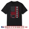 American Flag Maine Coon Cat Pet Owner Gift Cute Paw Print Shirt For Women Men