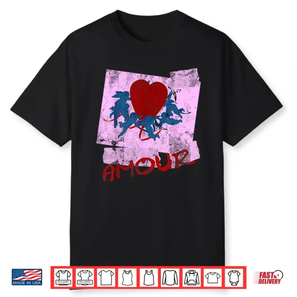 Amour Cherub Vintage Retro Beat It 1980S Love Dance Costume Shirt