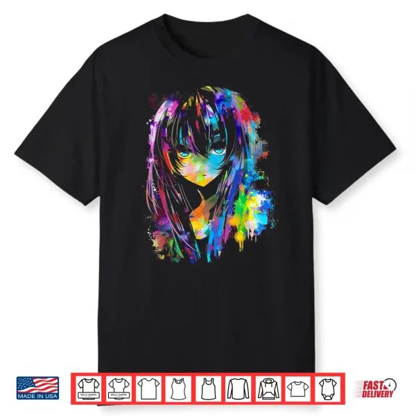 Anime Manga Graphic Colorful Art Anime Shirt