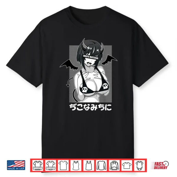 Anime Waifu Hentai Anime Lover Anime Girl Japanese Aesthetic Shirt