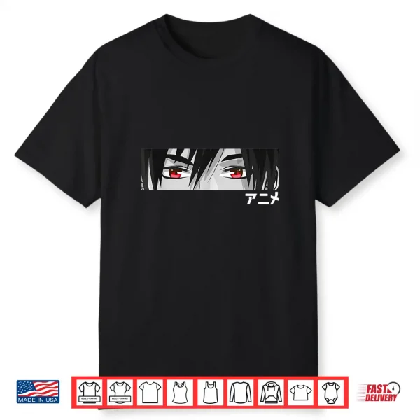 Anime  In Japanese Characters Kawaii Shirt