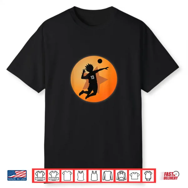 Anime Merch Japanese Number 13 Star Anime Volleyball Haikyu Shirt