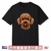 Apricot Toy Poodle Dog Face Shirt