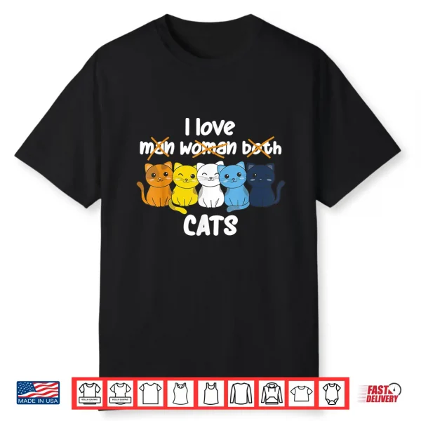 Aroace Flag Pride Lgbtq Cats Cute Aroace Cat Shirt