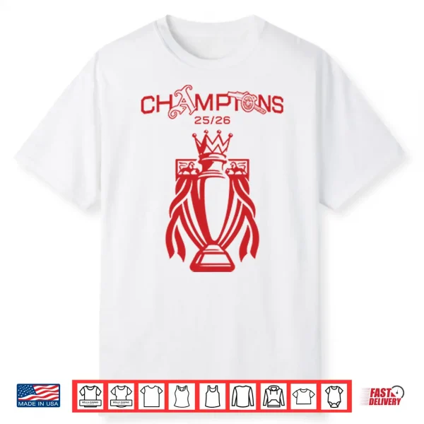 Arsenal Premier League Champions 25 26 Shirt