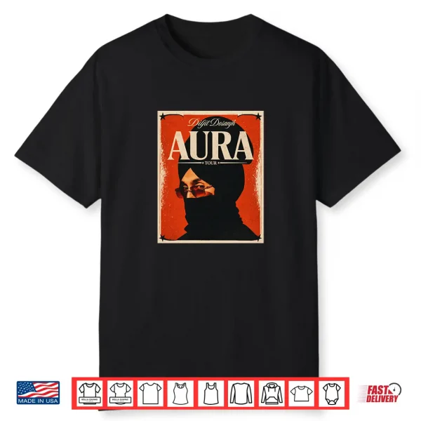 Aura Tour Punjabi Aa Gaye Oye Dosanjh   Diljit Shirt