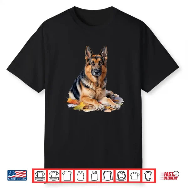 Autumn German Shepherd Lovers Fall Dog Shirt