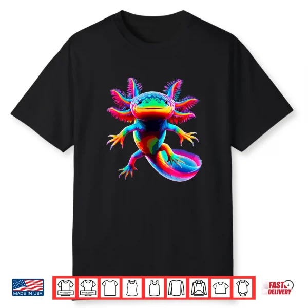 Axolotl Beautiful Pop Art Axolotl Shirt