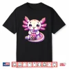 Axolotl Bubble Boba Tea Anime Cute Kawaii Axolotl Shirt