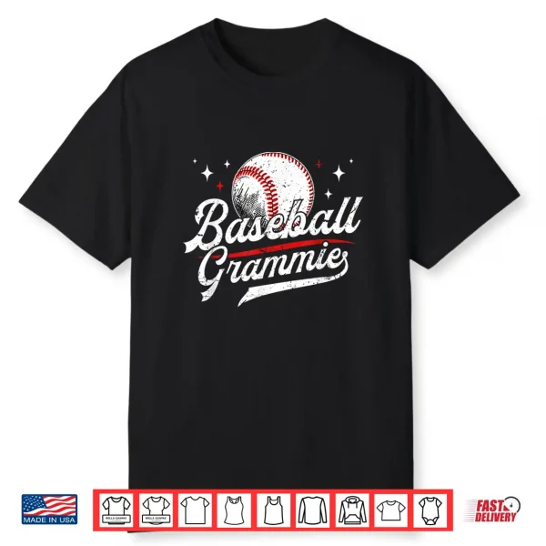 Baseball Grammie Of A Baseball Player Grammie Shirt