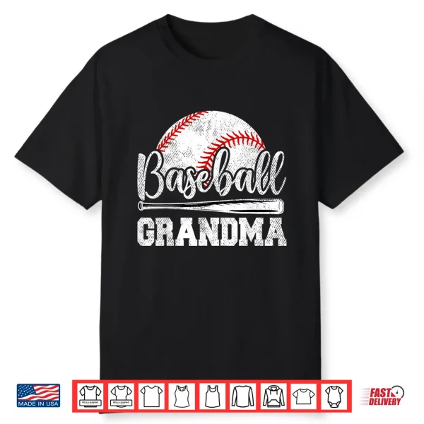 Baseball Grandma Baseball Player Game Day Mother’S Day Shirt
