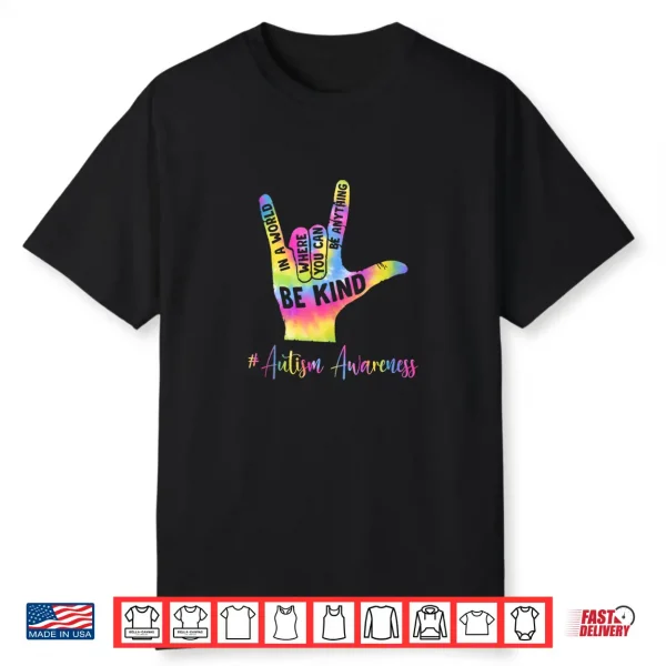 Be Kind Autism Awareness Autistic Pride Month Shirt