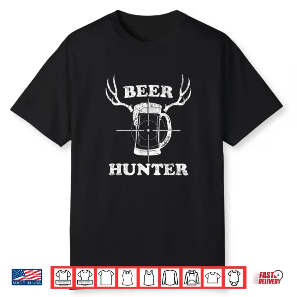 Beer Hunter Tshirt Funny Craft Beer Lover Shirt Brewing