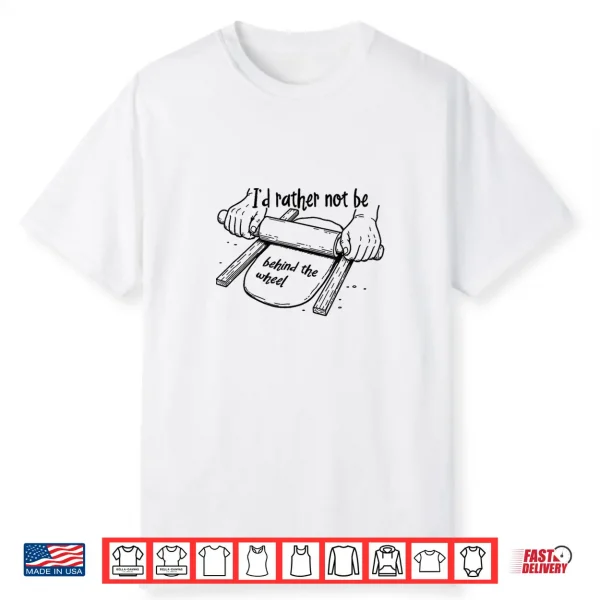 Behind The Wheel Pottery Ceramics Shirt