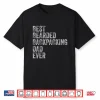 Best Bearded Backpacking Dad Fathers Day Shirt