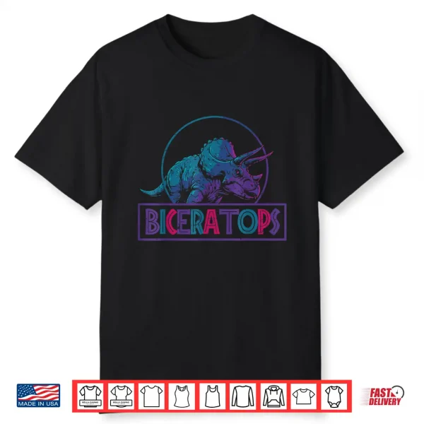 Biceratops Dino Bisexual Pride Month Bi Stuff Lgbtq Gift Shirt