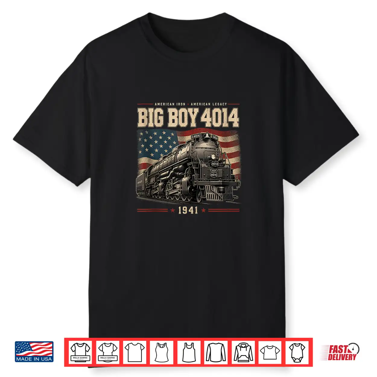 Big Boy 4014 Steam Train Vintage Locomotive Engine Shirt Big Boy 4014 Steam Train Vintage Locomotive Engine Shirt