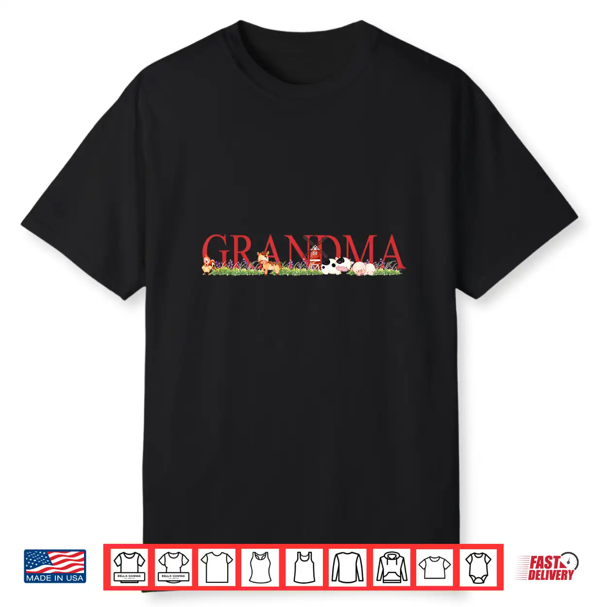 Birthday Farm Animal Grandma Shirt Birthday Farm Animal Grandma Shirt