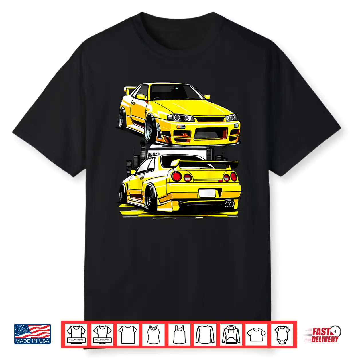 Black Gt R 32 Jdm Skyline Tuner Racing Stance Car Drift Shirt Black Gt R 32 Jdm Skyline Tuner Racing Stance Car Drift Shirt