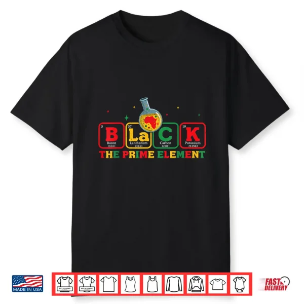 Black History Month African American For Chemistry Teacher Shirt
