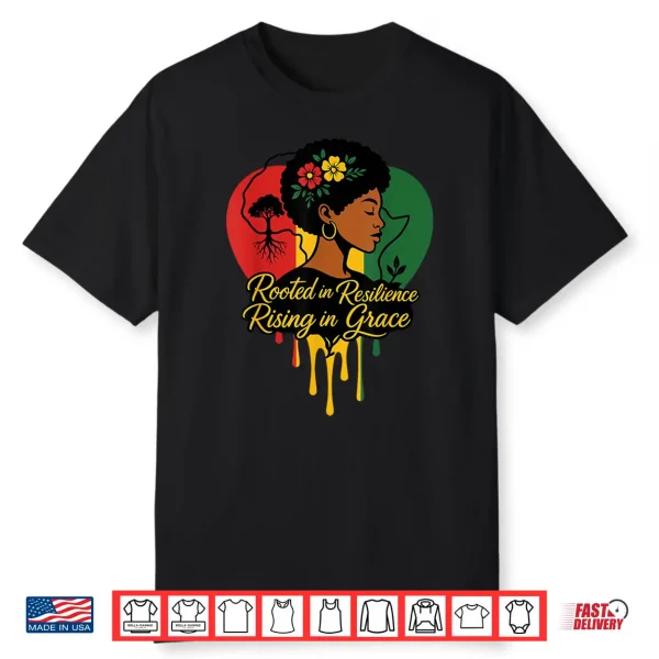 Black History Month Heritage African American Black Mom Shirt