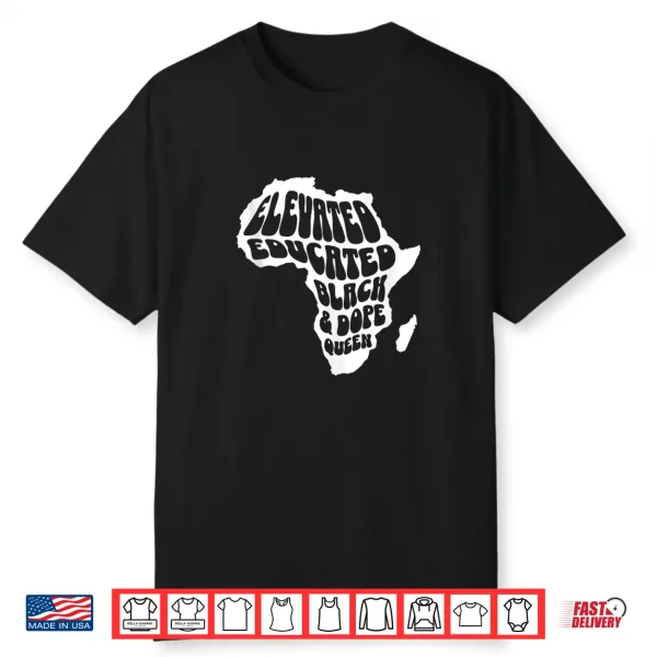 Black History Month Juneteenth Women Black Queen Shirt