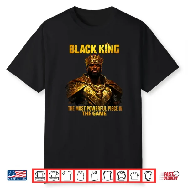 Black Man King African American History Strong Shirt