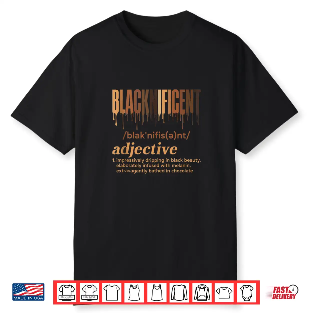 Blacknificent Definition Melanin Pride Black History Month Shirt Blacknificent Definition Melanin Pride Black History Month Shirt