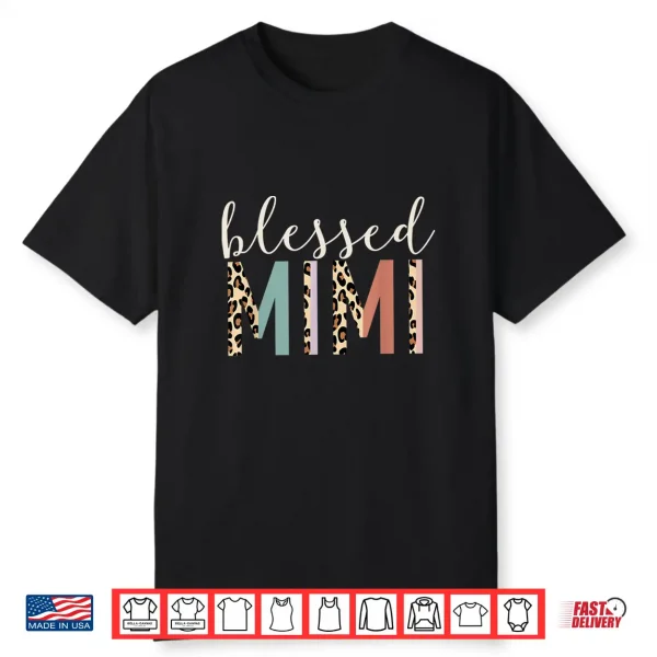 Blessed Mimi Cute Leopard Print Shirt