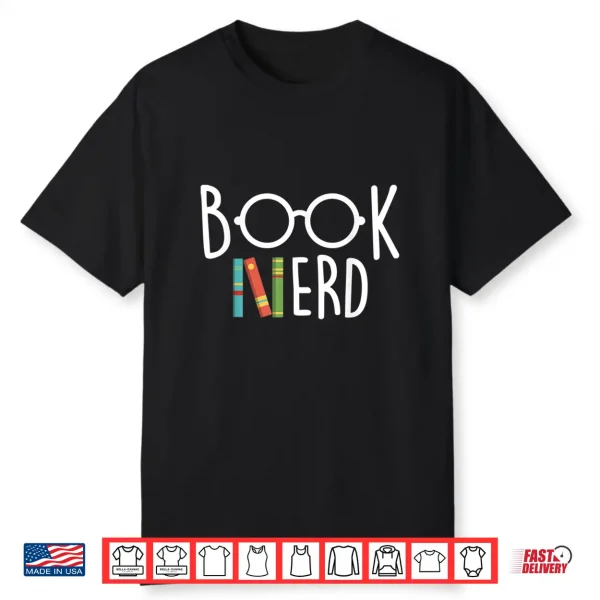 Book Nerd School Librarian Library Bibliophile Reading Shirt