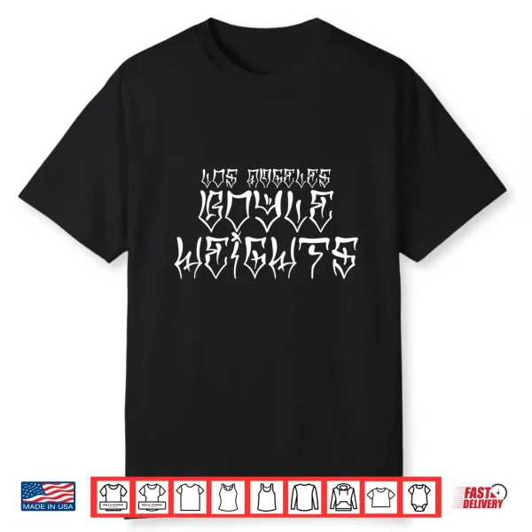 Boyle Heights Los Angeles Graffiti East La Boyle Heights Performance Shirt
