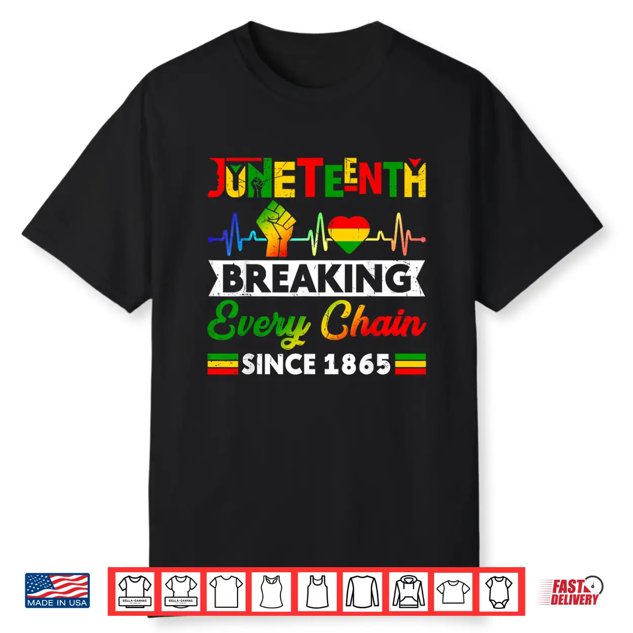Breaking Every Chain Since 1865 Juneteenth Black History Shirt Breaking Every Chain Since 1865 Juneteenth Black History Shirt