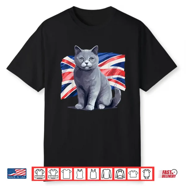 British Shorthair Cat Breed Kitty British Blue Meow Kitten Shirt