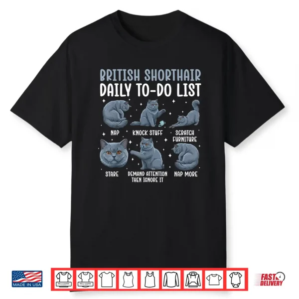 British Shorthair Cat Owner Funny British Shorthair Cat Mom Shirt