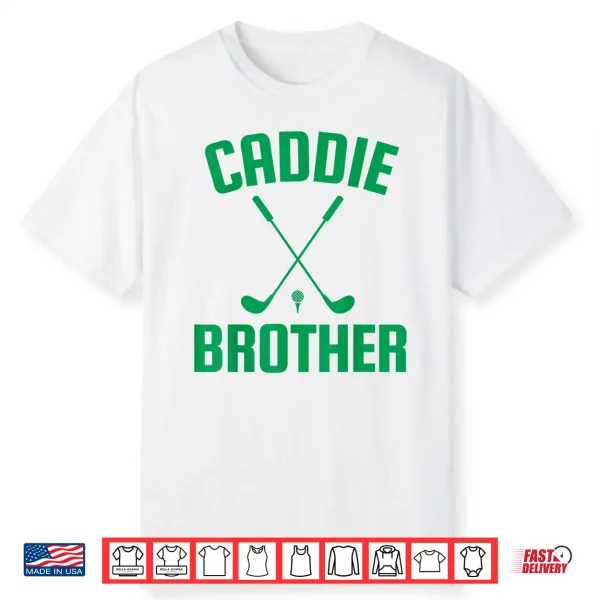 Caddie Brother Golf Club Golfing Golfer Cute Golf Player Boy Shirt